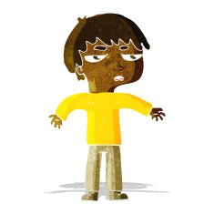 cartoon annoyed boy N5