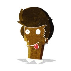 cartoon man with tongue hanging out N2
