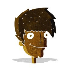 cartoon smiling man N4