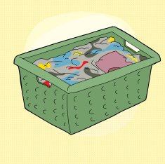 Full Laundry Basket N2