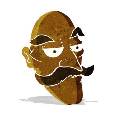cartoon old man face N2