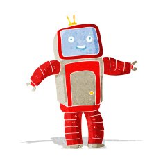 Cartoon Robot N109