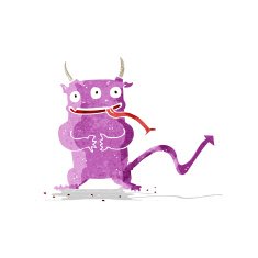 cartoon little demon N6