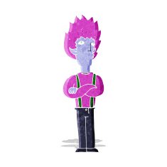 cartoon vampire man N17
