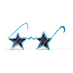 cartoon star sunglasses