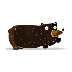 funny cartoon bear N23