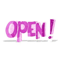 cartoon open symbol N2
