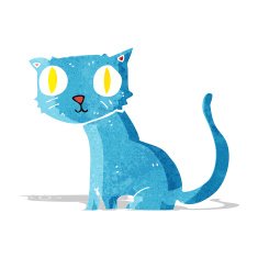 Cartoon Cat N184
