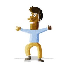 cartoon startled man N7