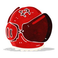 cartoon astronaut helmet N10