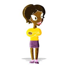 cartoon pretty woman N40