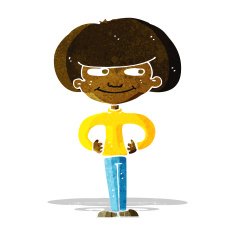 cartoon boy with hands on hips N2