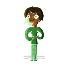cartoon woman sticking out tongue N2