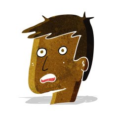 cartoon unhappy face N4