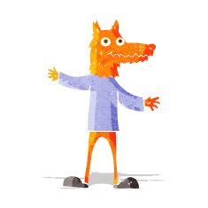 cartoon fox man N4