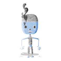Cartoon Robot N110
