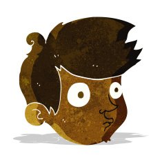 cartoon staring boy N5