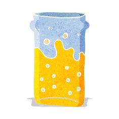 cartoon pint of beer N4