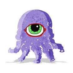 cartoon alien head N2