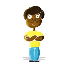 cartoon happy man N78
