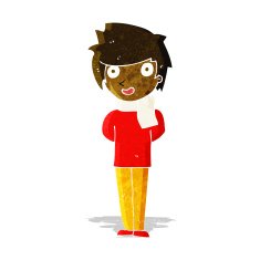 cartoon friendly man N9