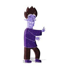 cartoon excited vampire N2