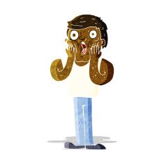 cartoon shocked gym man N3
