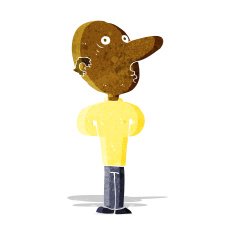 cartoon balding man N3
