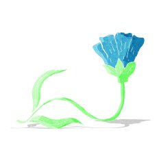 cartoon flower N148