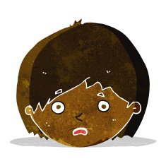 cartoon unhappy boy N9