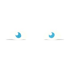 cartoon staring eyes N2