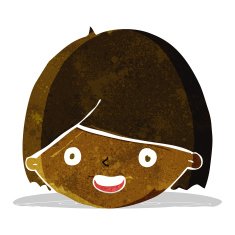 Cartoon Happy Face N15