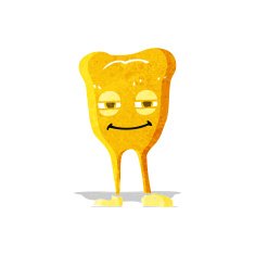 cartoon smiling tooth