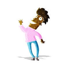 cartoon happy man N87