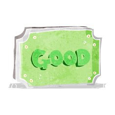cartoon old sign N2