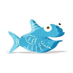 cartoon happy fish N5