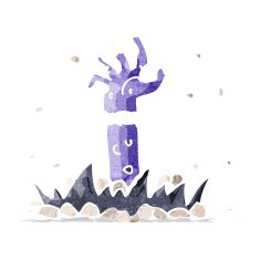 cartoon zombie arm N2