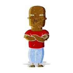 Cartoon Tough Guy N3