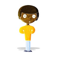 cartoon worried man N23