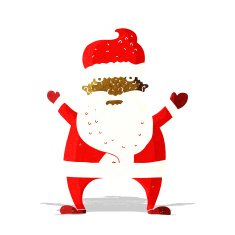 cartoon ugly santa claus N2