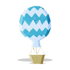 cartoon hot air balloon N7