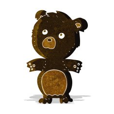 cartoon funny teddy bear N5