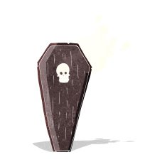 spooky cartoon coffin N4
