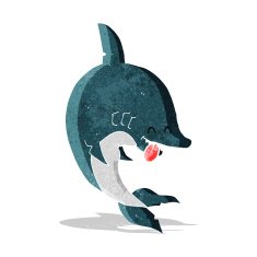 Funny Cartoon Shark N9