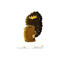 cartoon queen's head N2