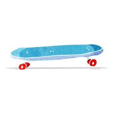 Cartoon Skateboard N17