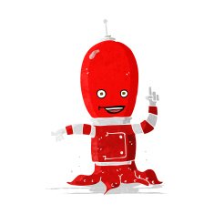 cartoon alien spaceman N8