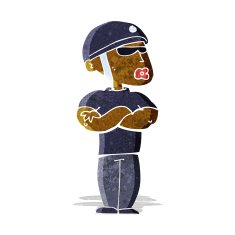 Cartoon Security Guard N5
