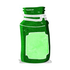 cartoon kitchen jar N2