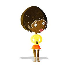 cartoon concerned woman N2